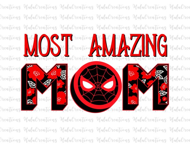 Most Amazing Mom Svg, Moms Day Svg, Happy Mothers Day Svg, Motherhood ...